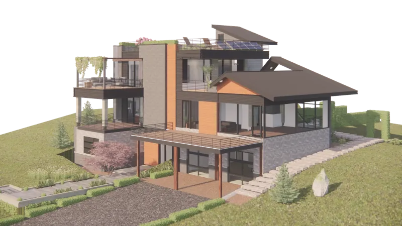 Historical Lodestar illustrative rendering: Residential with Traditional Design Features